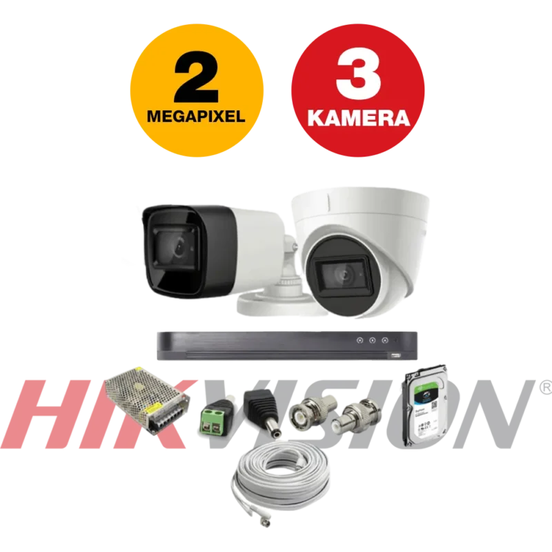 3 Kamera, HikVision 2MP